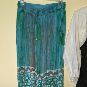 Cotton flowy beach pants